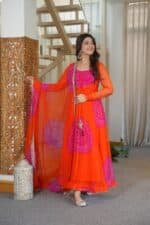 Kesariya Chunari Suit Set