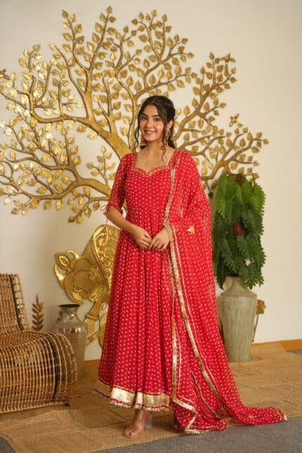 Reet Bandhini Suit Set
