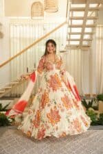 Saavi Embroidered Maxi Set