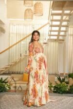Saavi Embroidered Maxi Set - Image 5