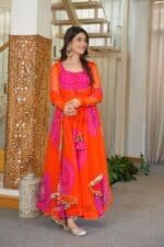 Kesariya Chunari Suit Set - Image 3
