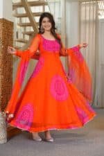 Kesariya Chunari Suit Set - Image 2