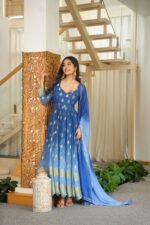 Sunehri Ombre Suit Set - Image 4