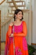 Kesariya Chunari Suit Set - Image 6