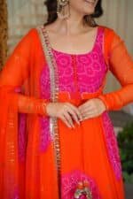 Kesariya Chunari Suit Set - Image 5