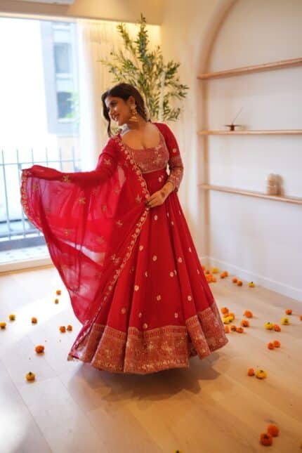 Shagun Red Suit Set