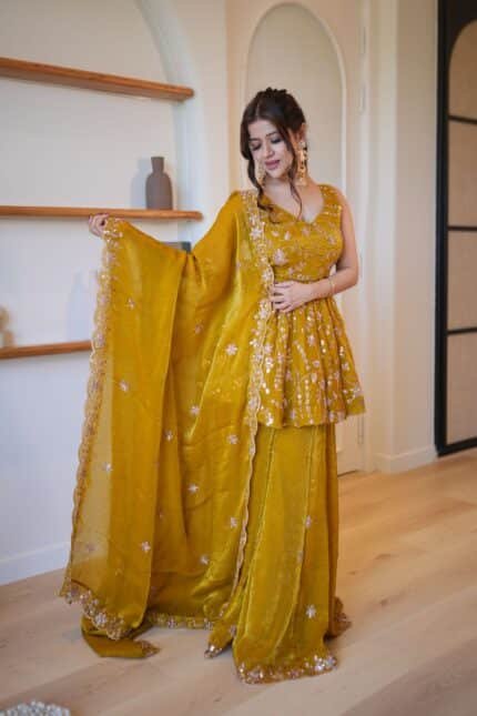 Jhilmil Sharara Set